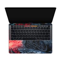 Macbook pro 13'' (touch bar,2018) the batman 3d skin | wrapitskin