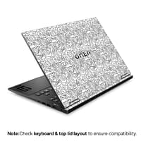 Hp omen 16 white contour skin wrapitskin