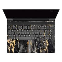 Hp victus black gold fusion art skin | wrapitskin