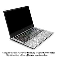 Hp omen 16 white contour skin | wrapitskin