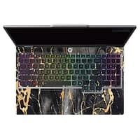 Lenovo loq black gold fusion art skin | wrapitskin