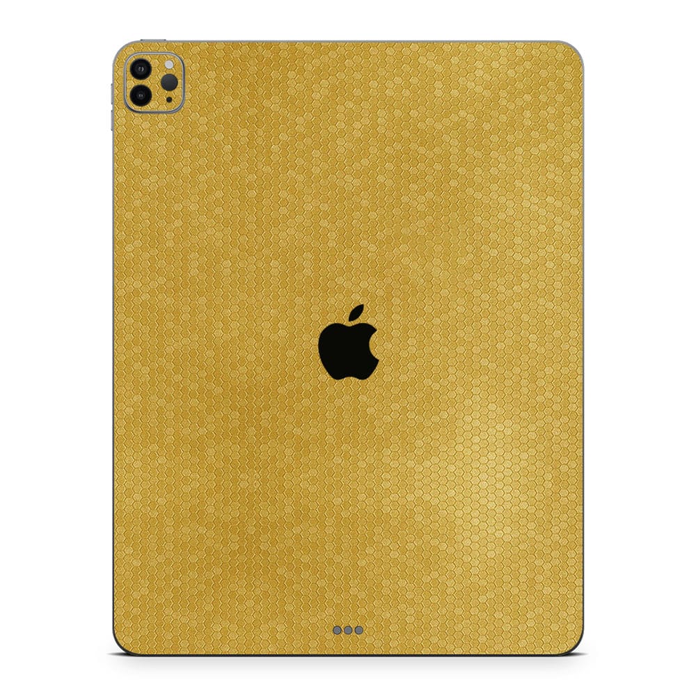 Ipad pro 12. 9'' (gen 4,2020) honeycomb gold skin | wrapitskin