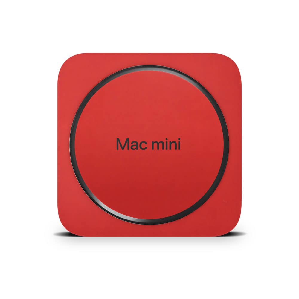 Mac mini m1 matte red skin | wrapitskin