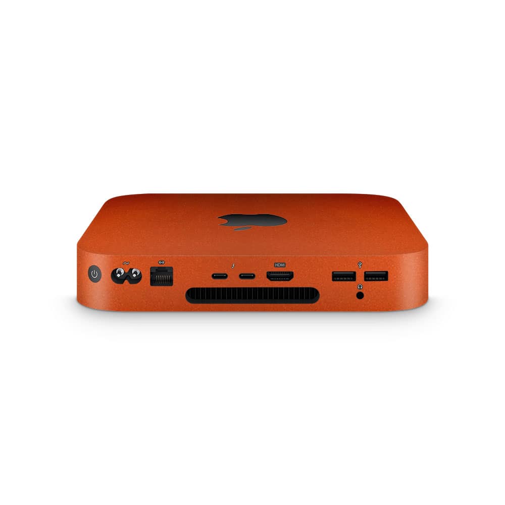 Mac mini m1 glossy fiery orange skin | wrapitskin