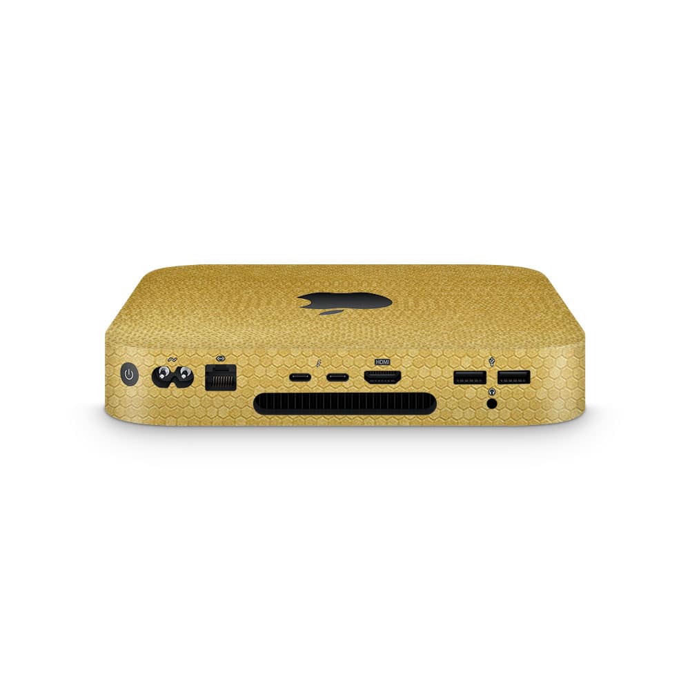 Mac mini m1 honeycomb gold skin | wrapitskin
