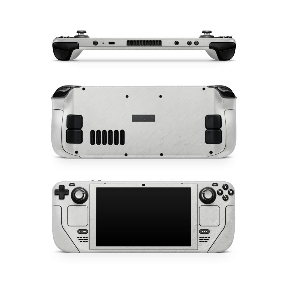 Steam deck cross metal white skin | wrapitskin