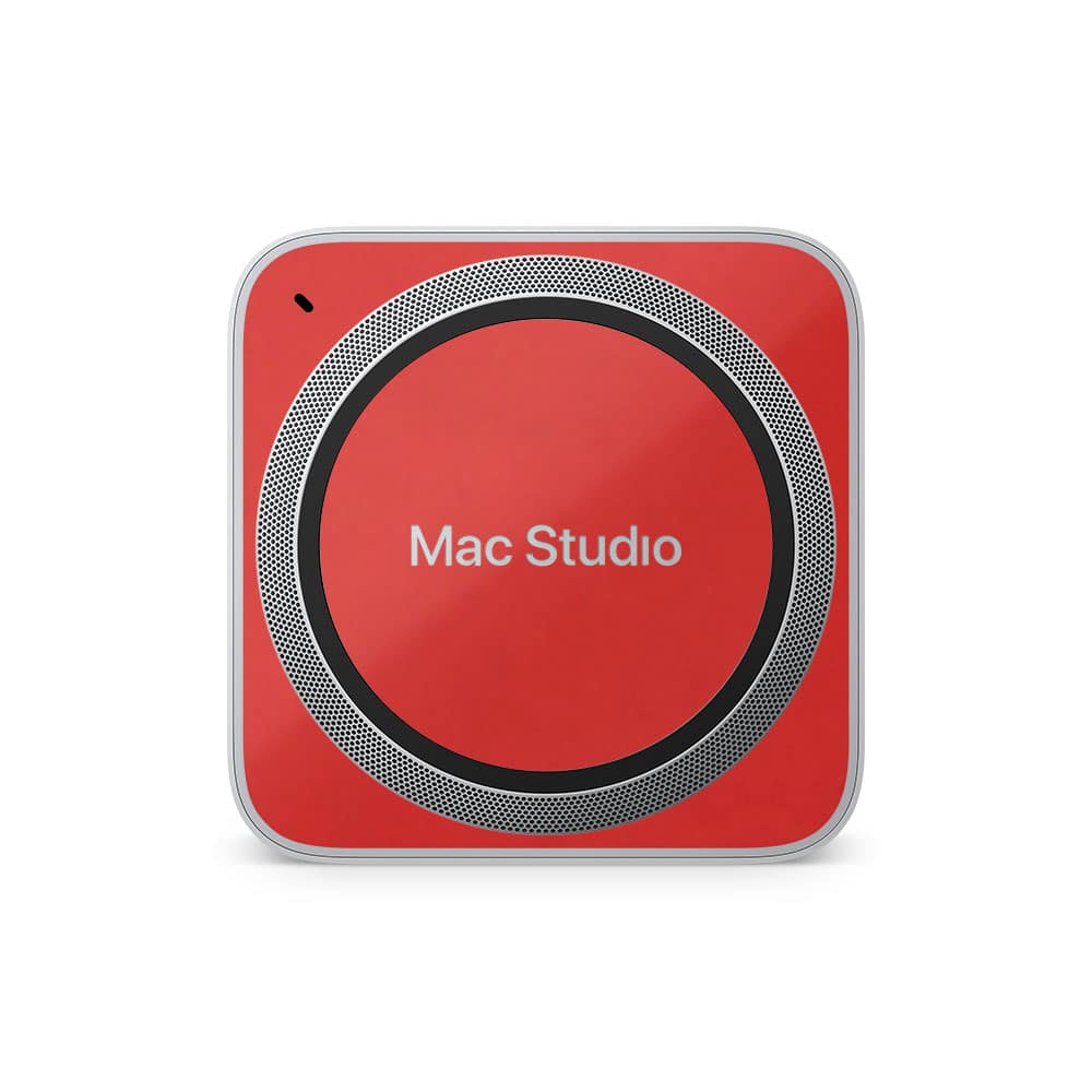 Mac studio matte red skin | wrapitskin