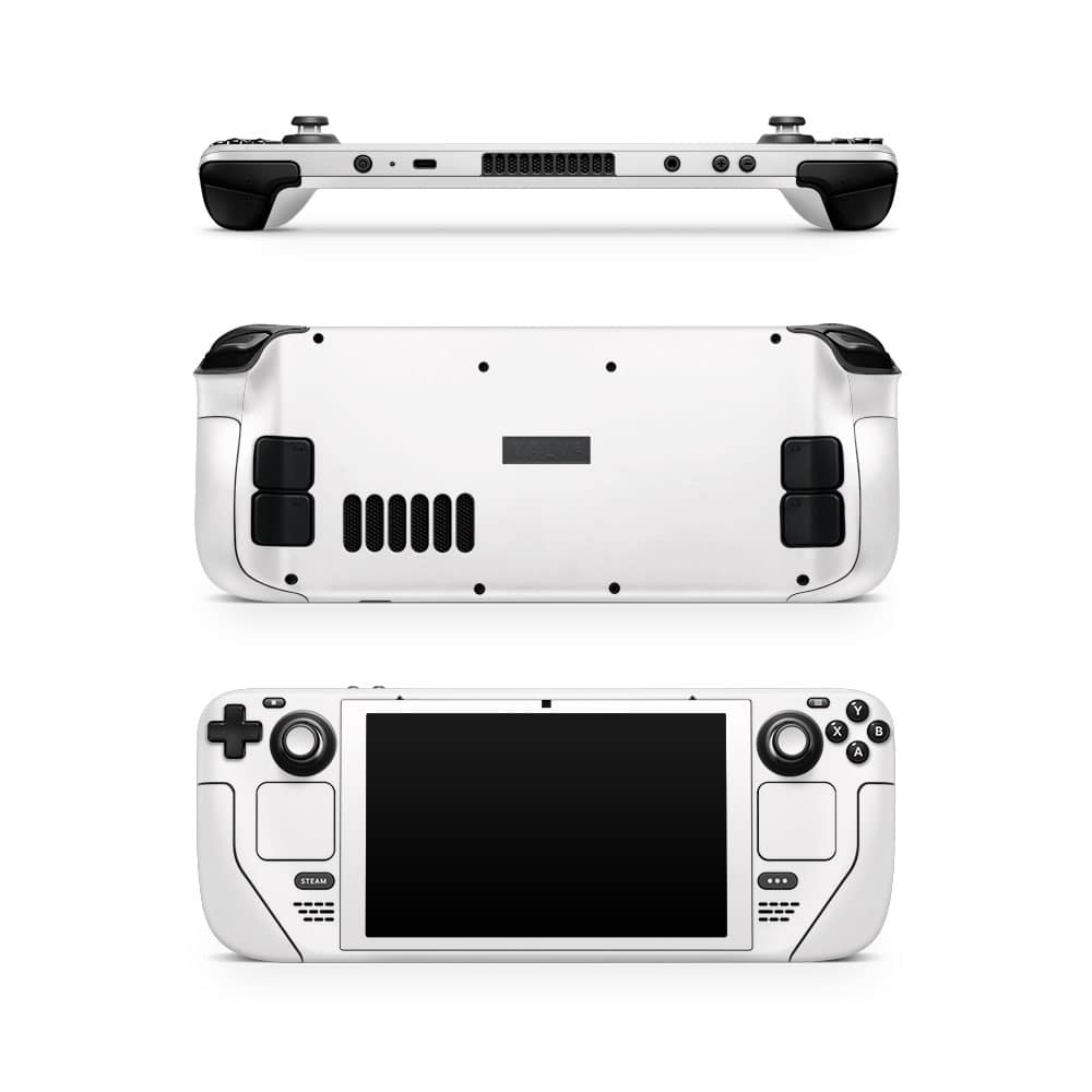 Steam deck matte white skin | wrapitskin