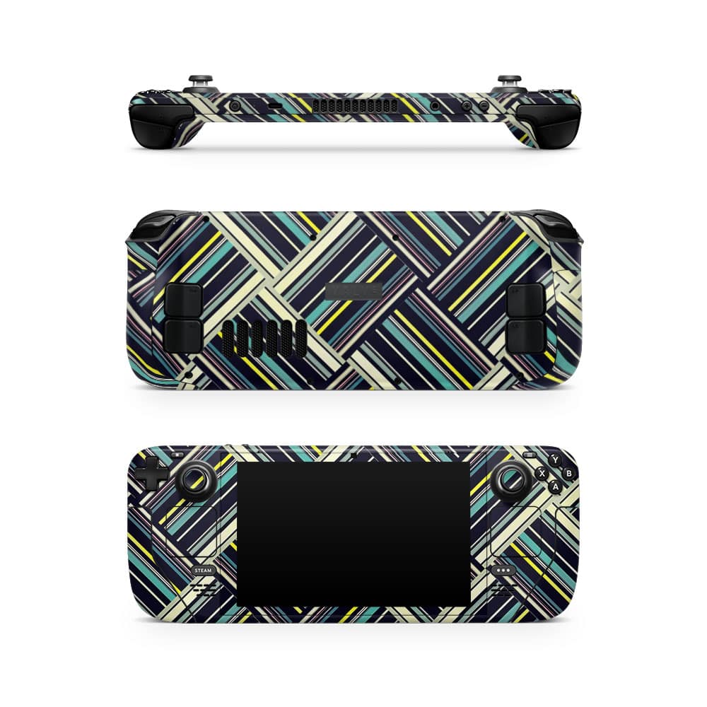 Steam deck striped abstract skin | wrapitskin