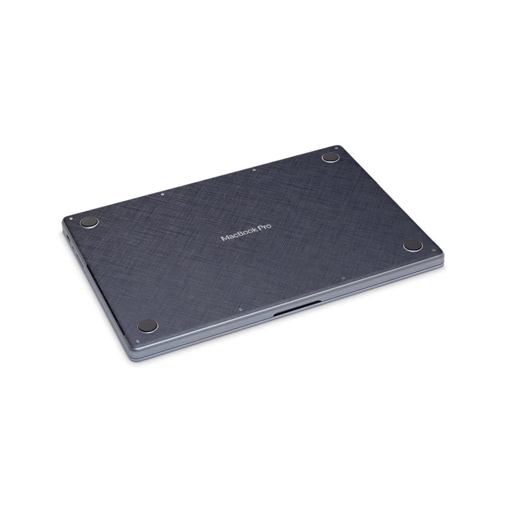 Macbook pro 14'' (2021) cross metal blue skin | wrapitskin