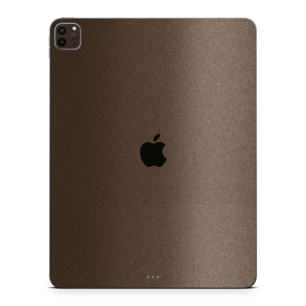 Ipad pro 12. 9'' (gen 4,2020) matte brown metallic skin | wrapitskin