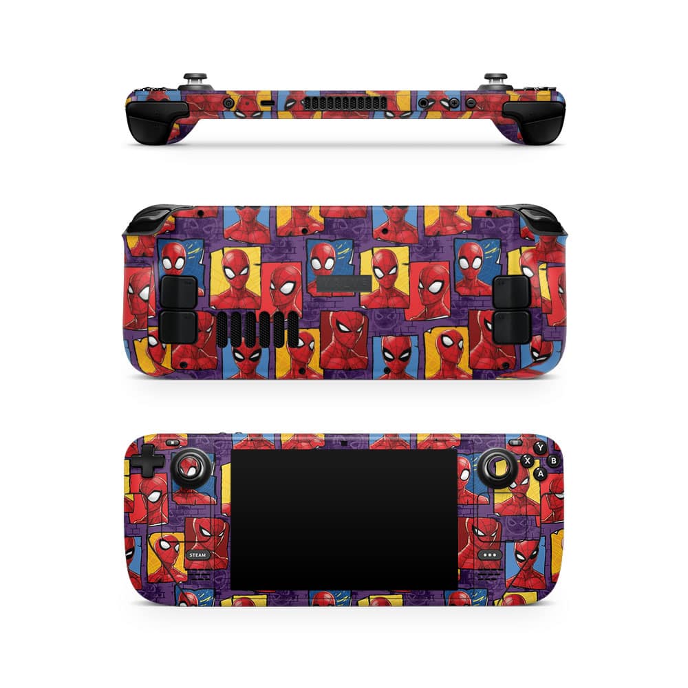 Steam deck spidey's world skin | wrapitskin