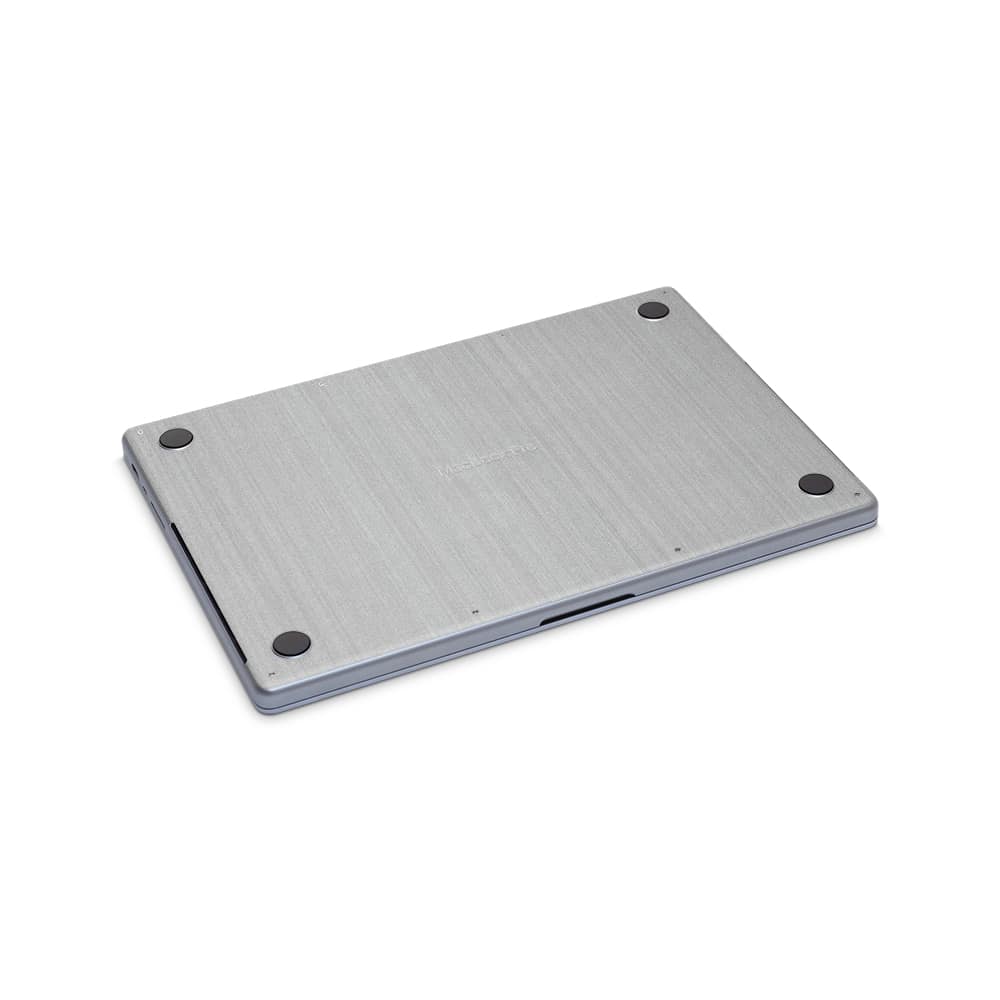 Macbook pro 14'' (2021) brushed metal steel skin | wrapitskin
