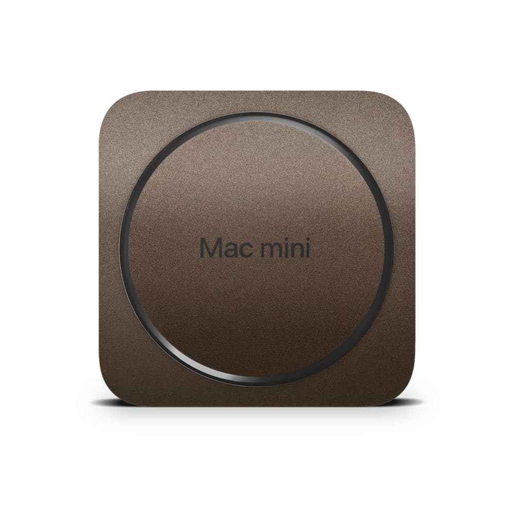 Mac mini m2 matte brown metallic skin | wrapitskin
