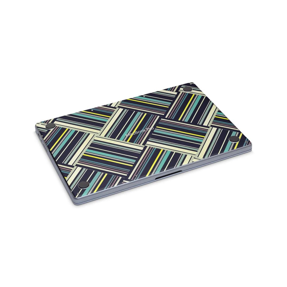Macbook pro 14'' (2021) striped abstract skin | wrapitskin