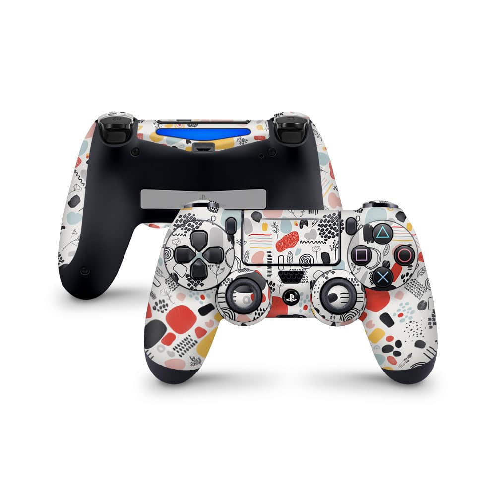 Playstation ps4 controller mystical shapes art skin wrapitskin