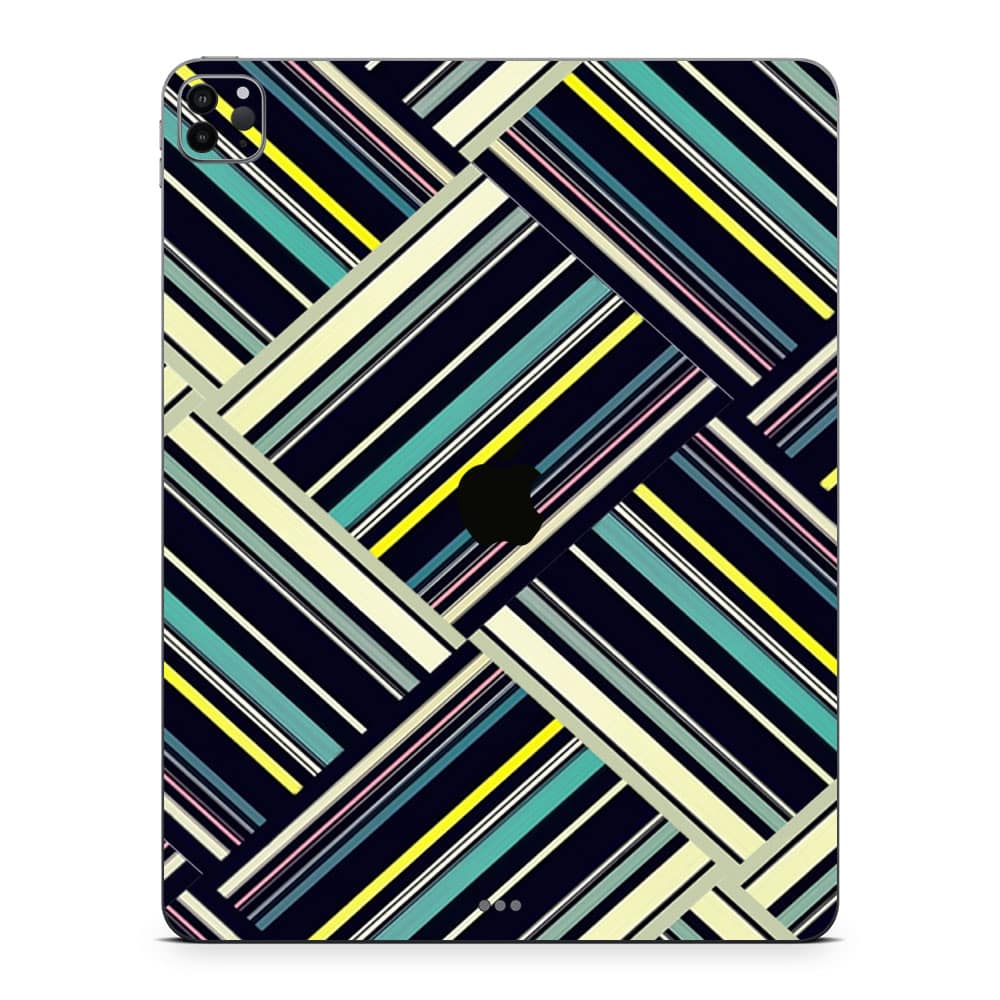 Ipad pro 12. 9'' (gen 5,2021) striped abstract skin | wrapitskin