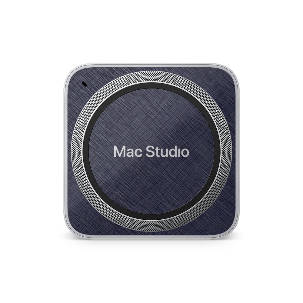 Mac studio cross metal blue skin | wrapitskin