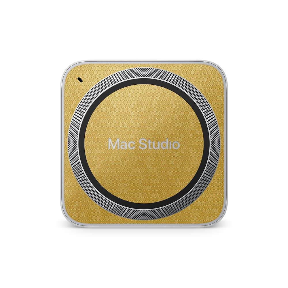 Mac studio honeycomb gold skin | wrapitskin