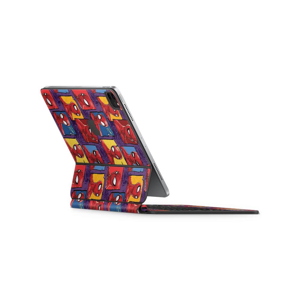 Magic keyboard ipad air gen 5 spidey's world skin | wrapitskin
