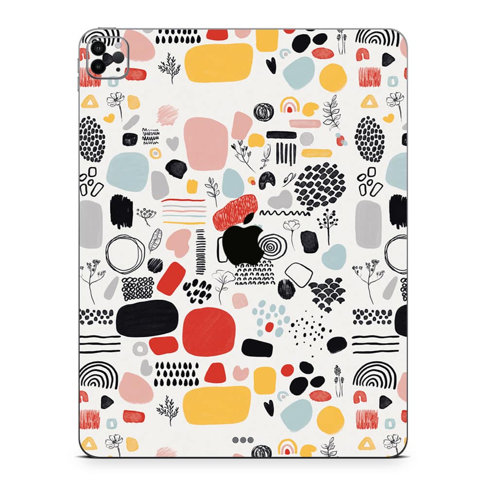 Ipad pro 12. 9'' (gen 4,2020) mystical shapes art skin | wrapitskin
