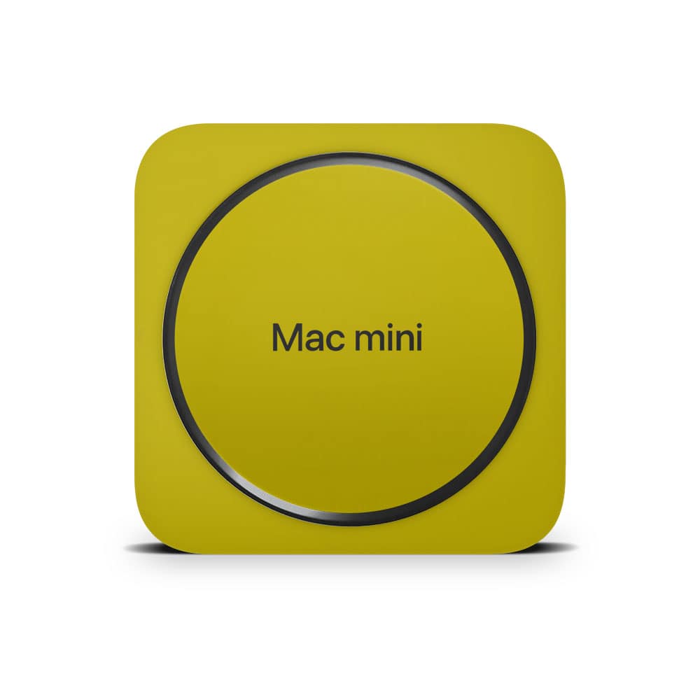 Mac mini m1 bitter yellow skin | wrapitskin
