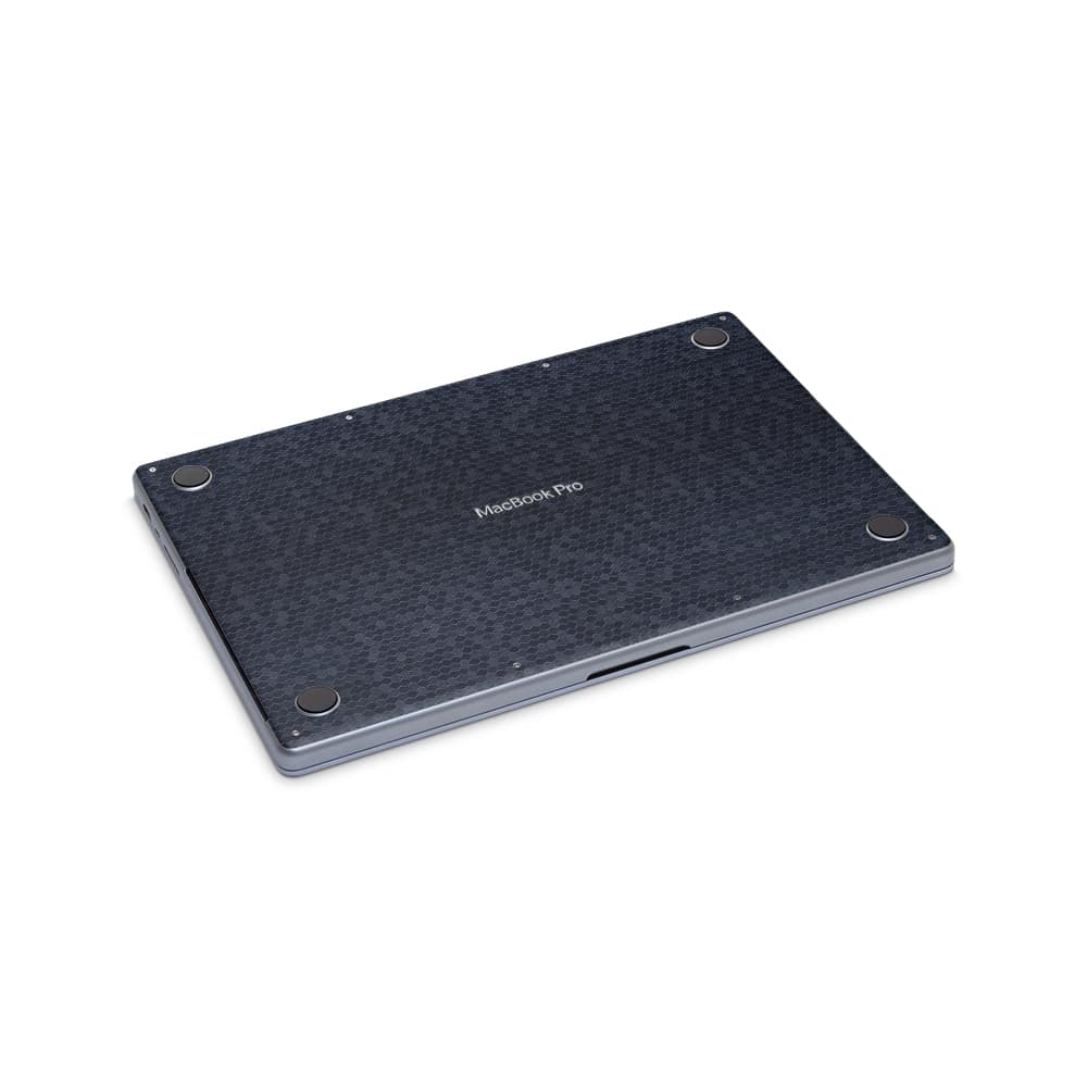 Macbook pro 14'' (2021) honeycomb blue skin | wrapitskin