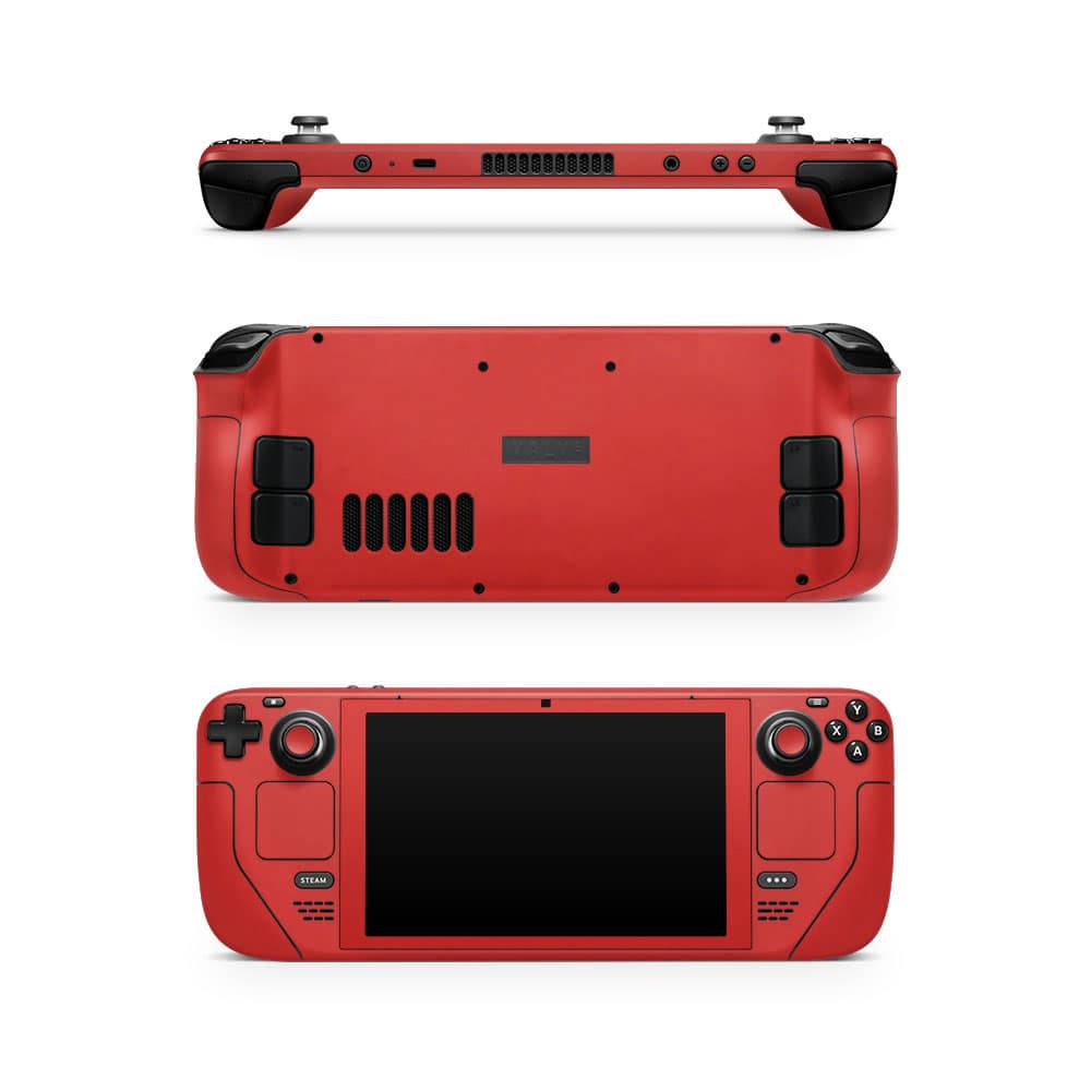 Steam deck matte red skin | wrapitskin
