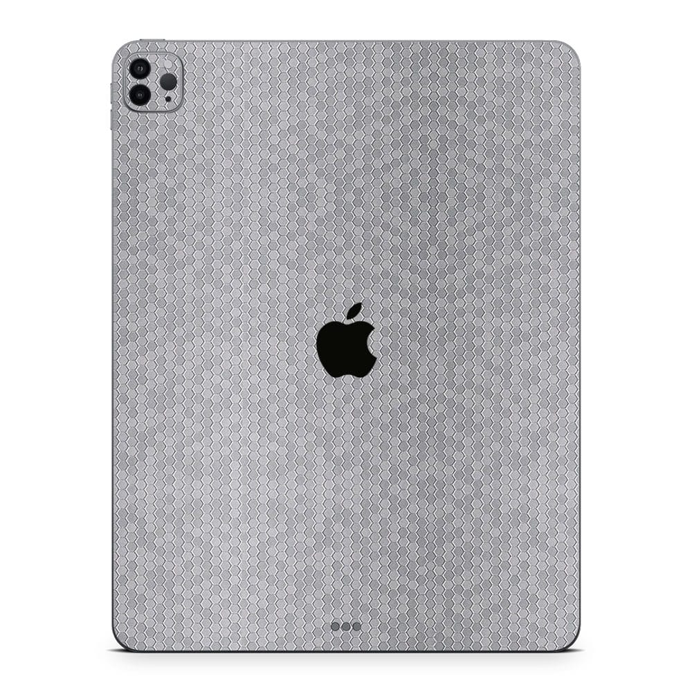 Ipad pro 12. 9'' (gen 5,2021) honeycomb silver skin | wrapitskin