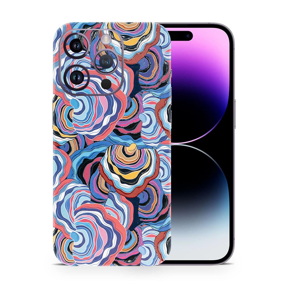 Iphone 14 pro max abstract multicolor 3d skin wrapitskin