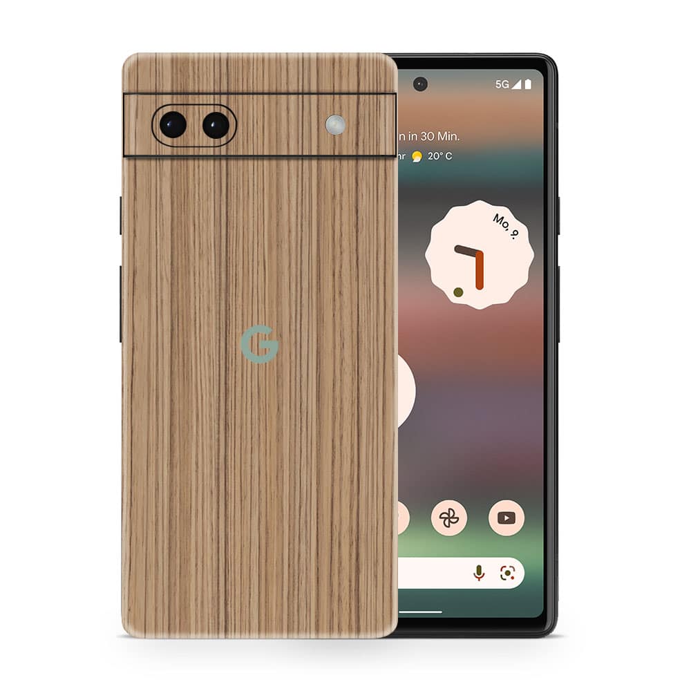 Pixel 6a wooden series skins | wrapitskin