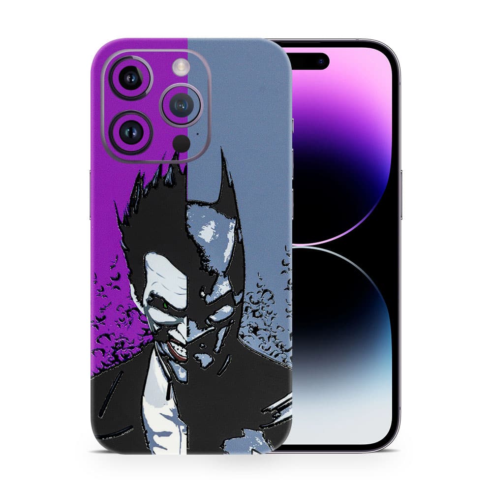 Iphone 14 pro max batman vs joker 3d skin wrapitskin