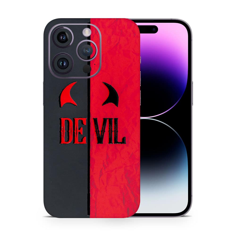 Iphone 14 pro max devil 3d skin wrapitskin