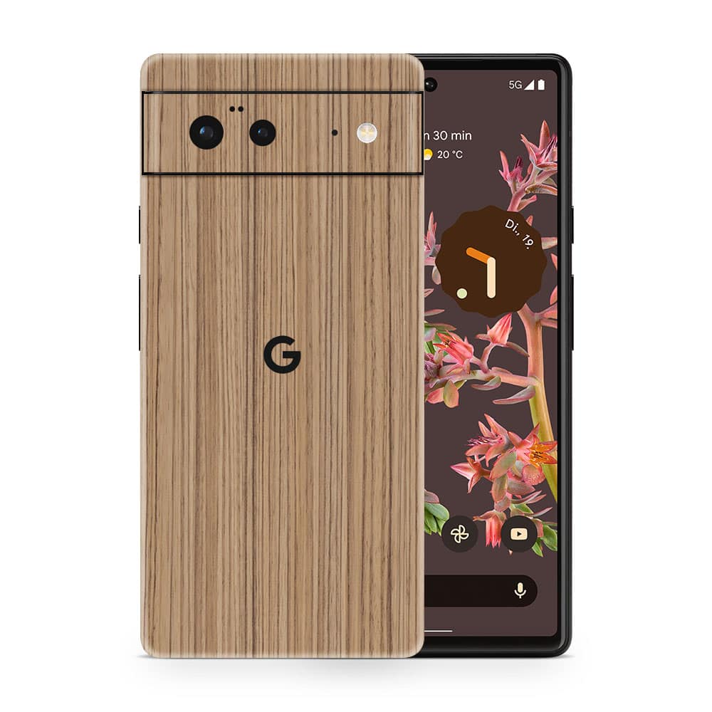 Pixel 6 wooden series skins | wrapitskin