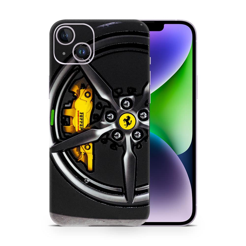 Iphone 14 plus ferrari rim 3d skin wrapitskin