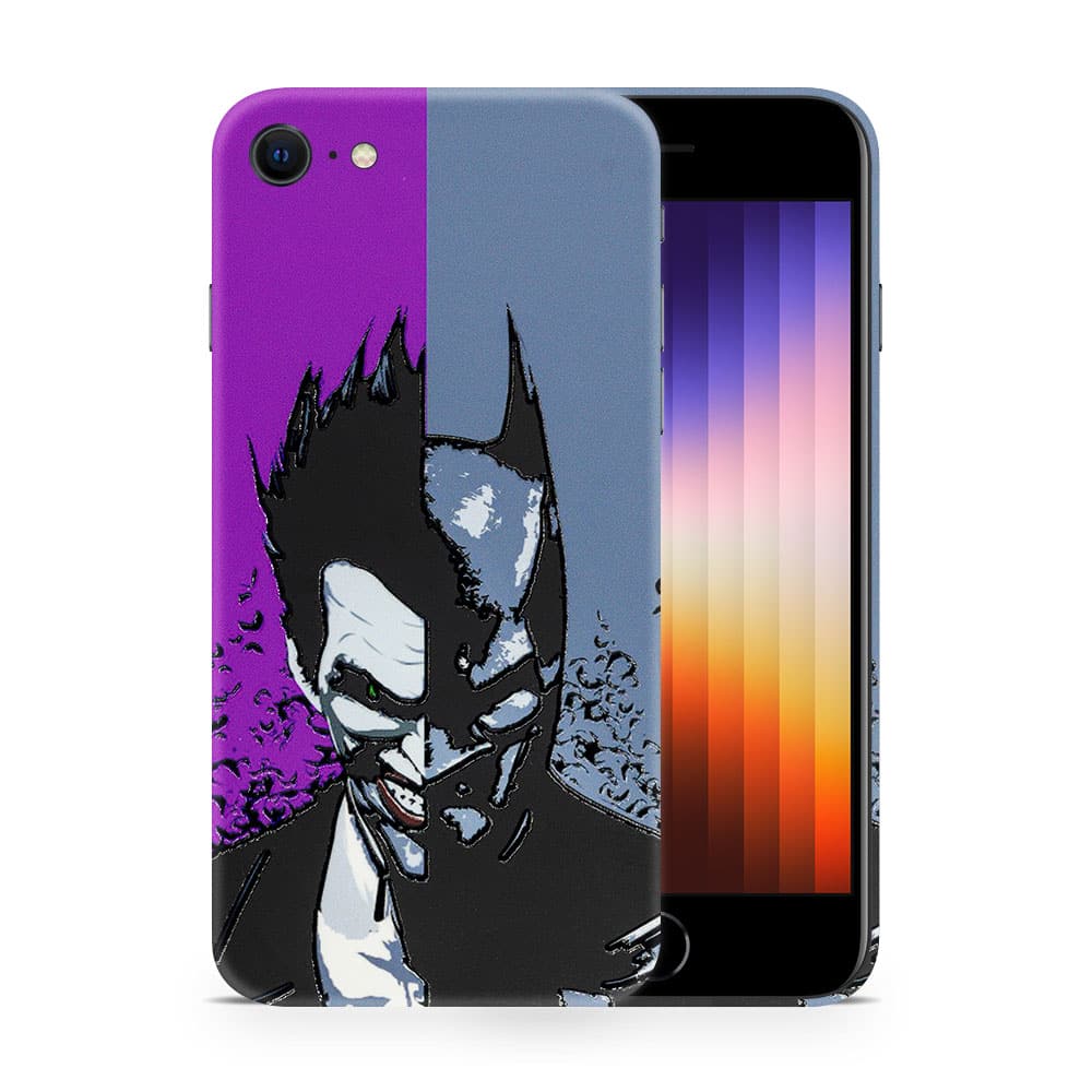 Iphone se 2020 batman vs joker 3d skin wrapitskin