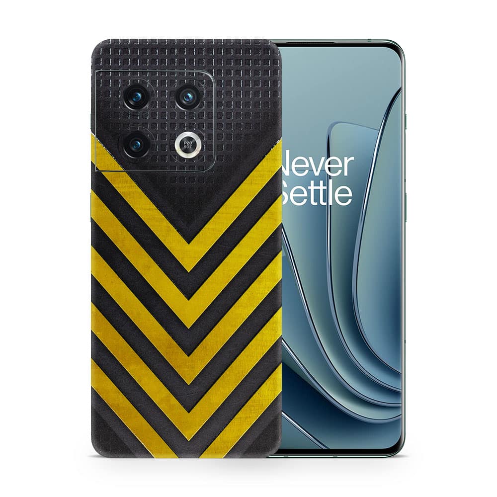 Oneplus 10 pro arrows yellow 3d skin wrapitskin
