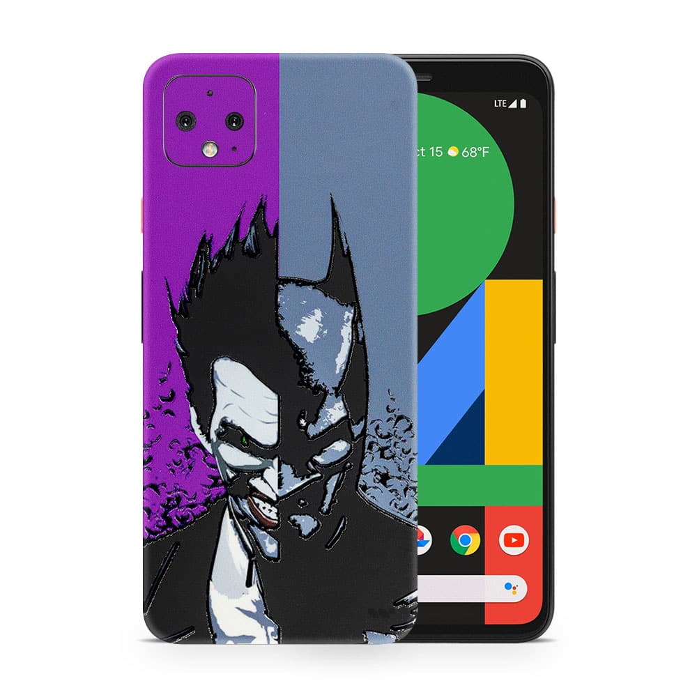 Pixel 4 xl batman vs joker 3d skin wrapitskin