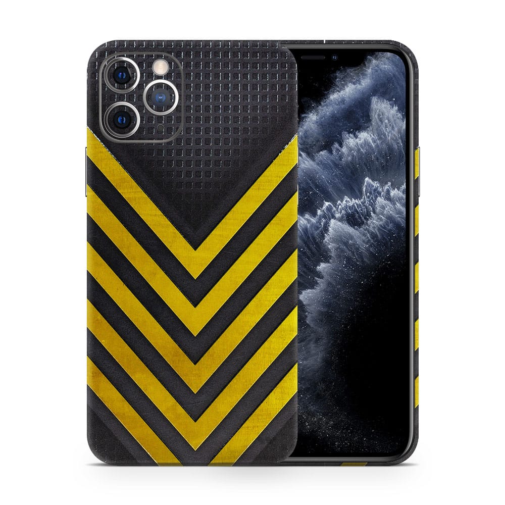 Iphone 11 pro max arrows yellow 3d skin wrapitskin