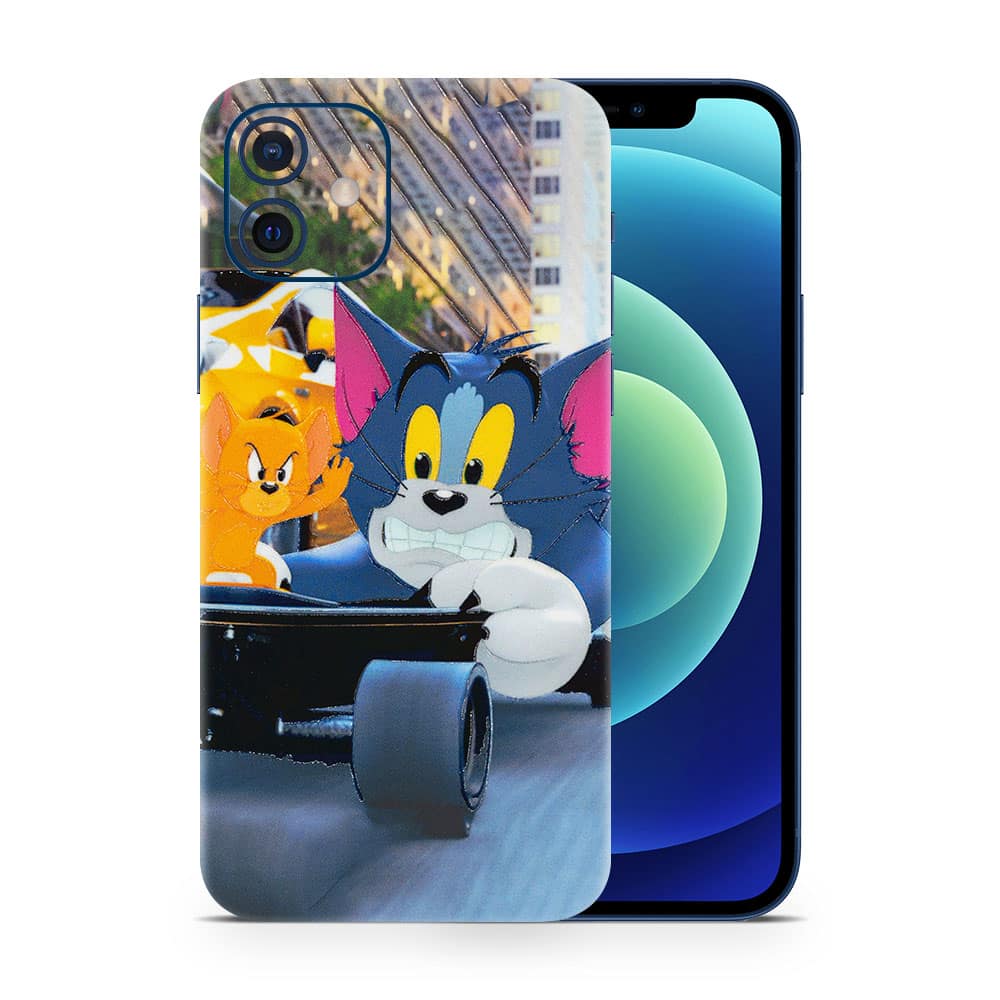 Iphone 12 mini tom and jerry 3d skin wrapitskin