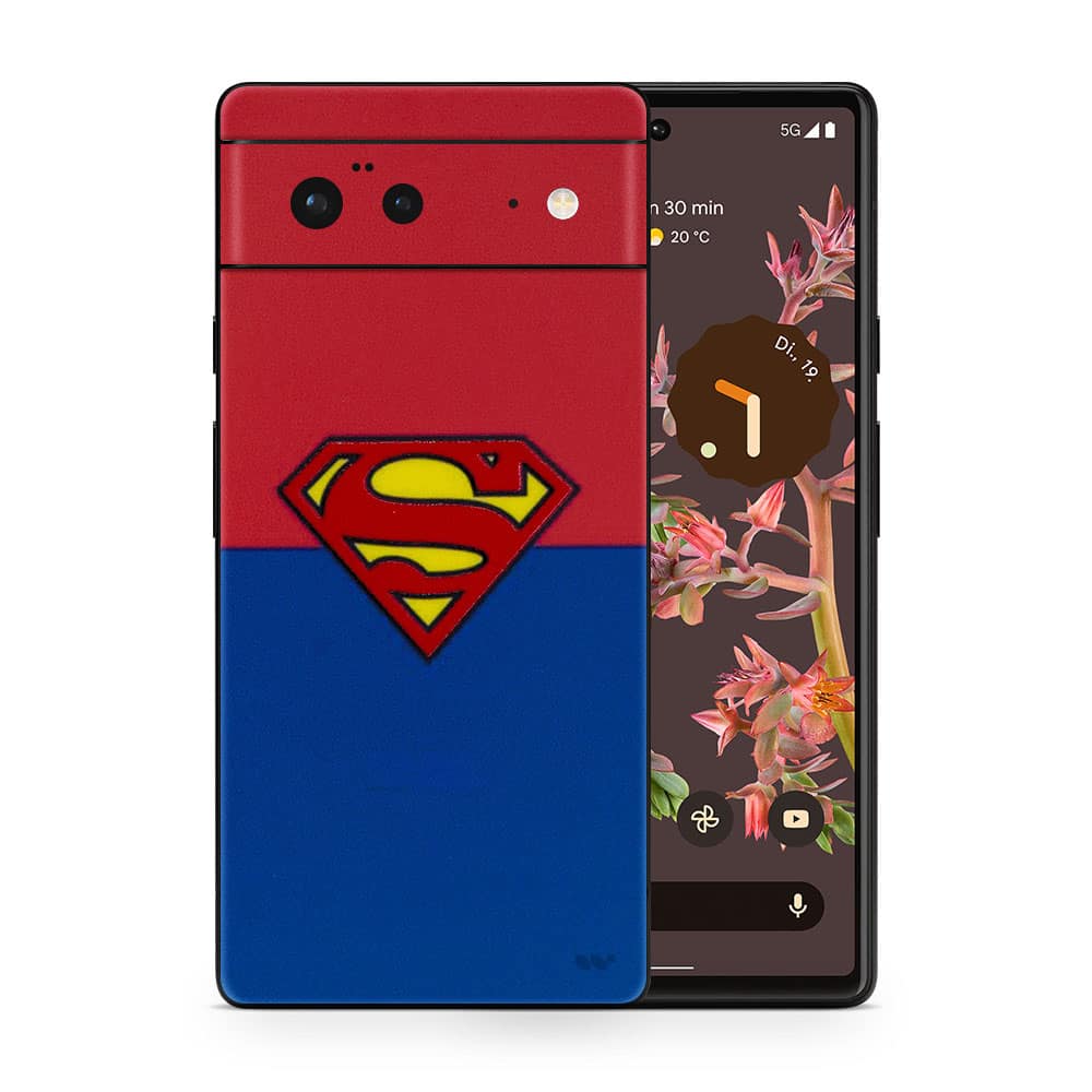Pixel 6 superman 3d skin wrapitskin