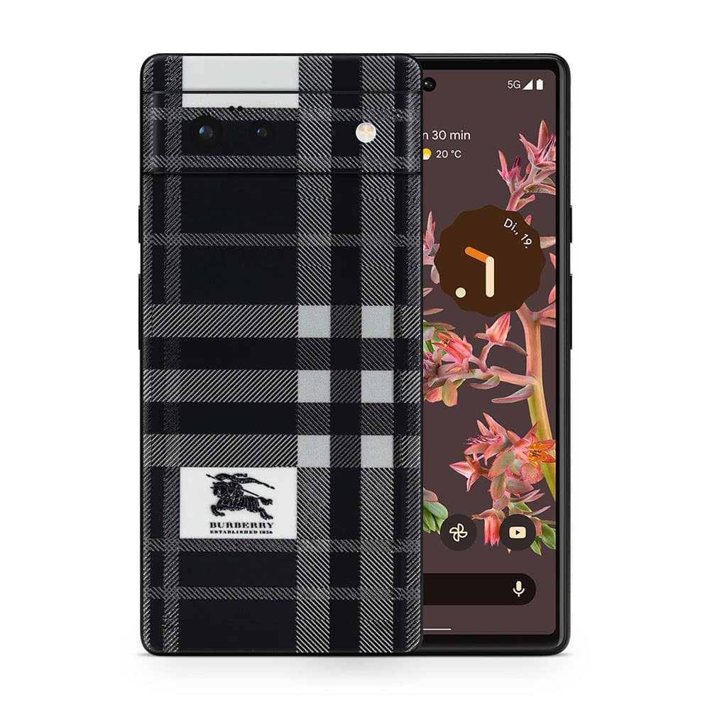 Pixel 6 burberry 3d skin wrapitskin