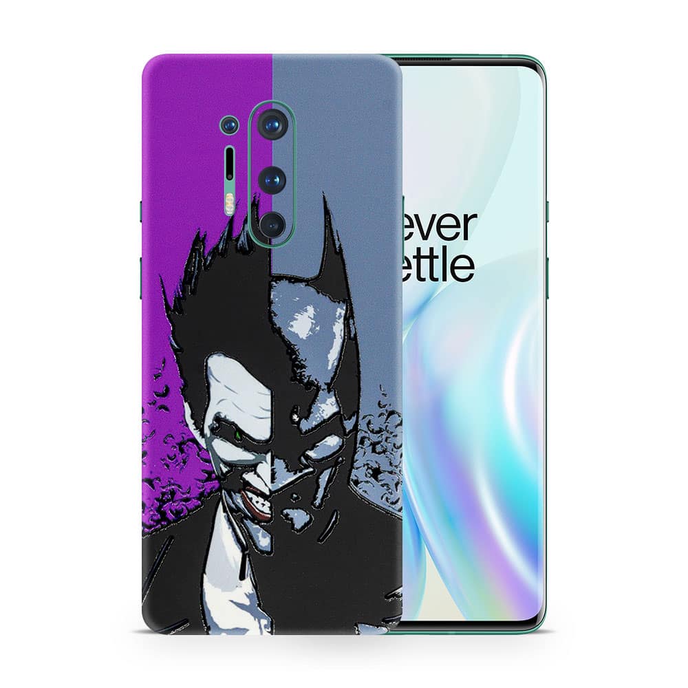 Oneplus 8 pro batman vs joker 3d skin wrapitskin