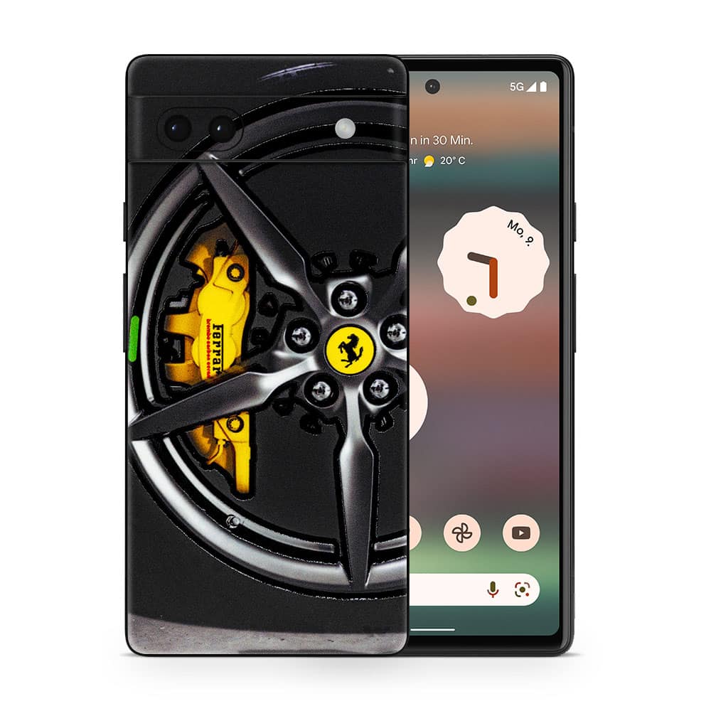 Pixel 6a ferrari rim 3d skin wrapitskin