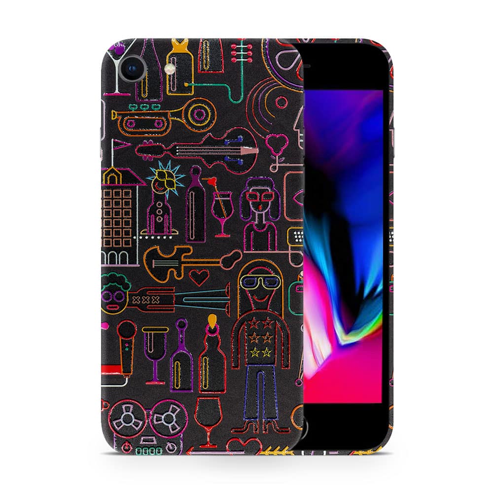 Iphone 8 inca art 3d skin wrapitskin
