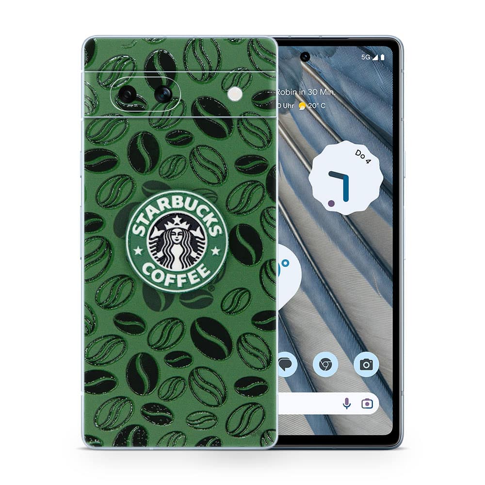 Pixel 7a starbucks 3d skin wrapitskin