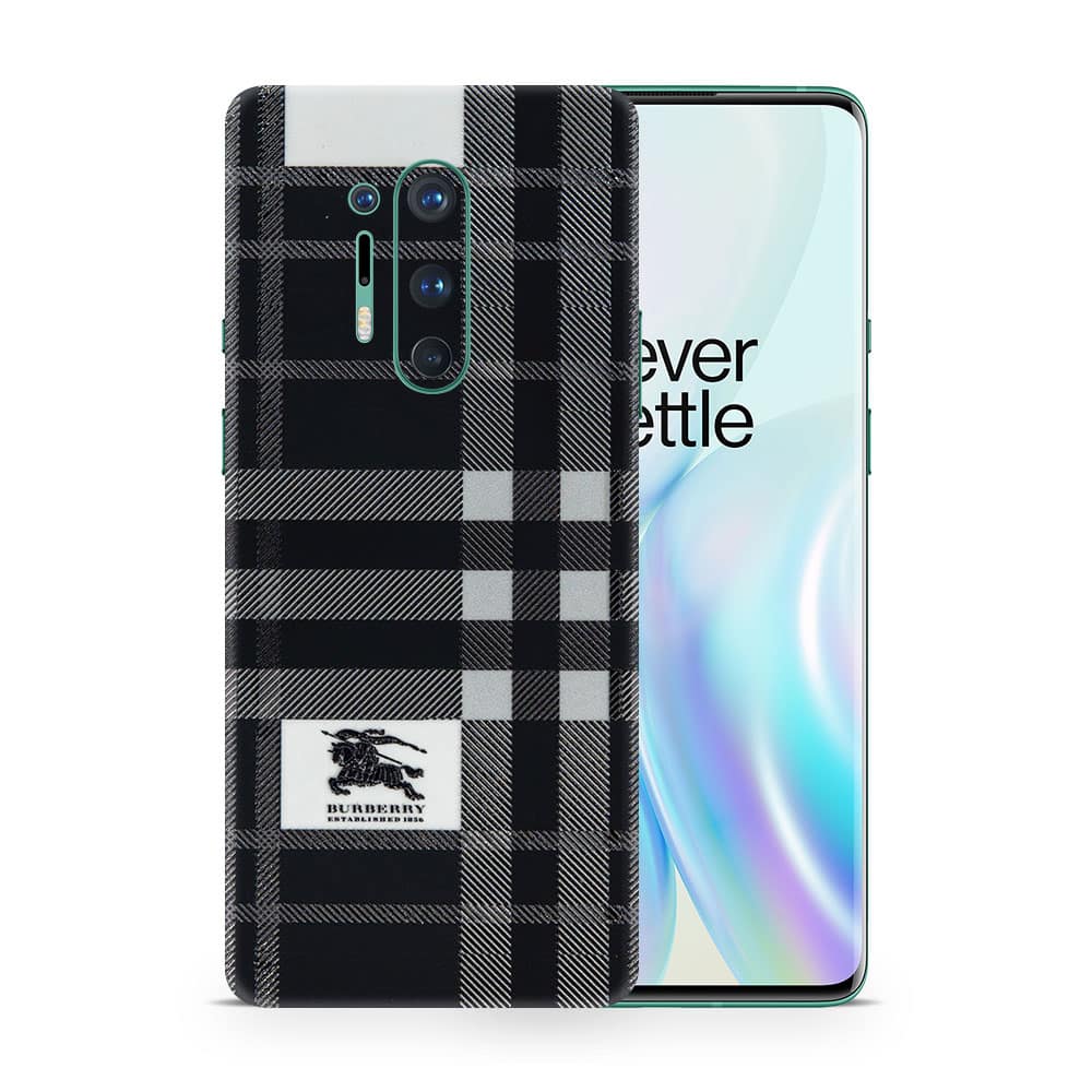 Oneplus 8 pro burberry 3d skin wrapitskin