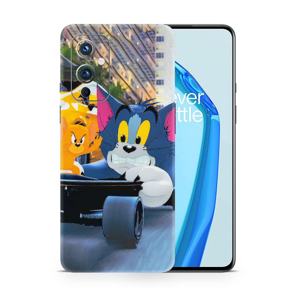 Oneplus 9 tom and jerry 3d skin wrapitskin