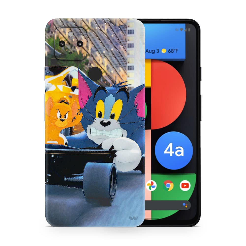 Pixel 4a 5g tom and jerry 3d skin wrapitskin
