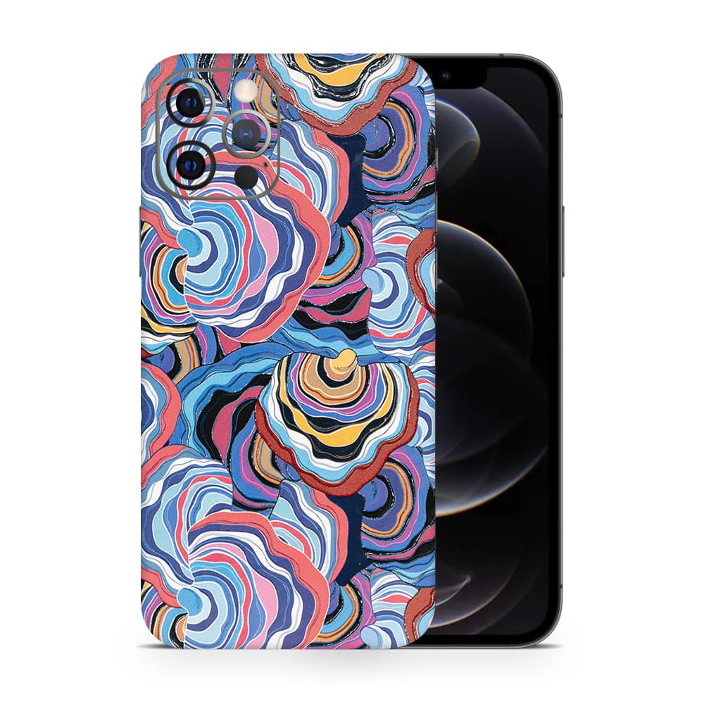 Iphone 12 pro abstract multicolor 3d skin wrapitskin